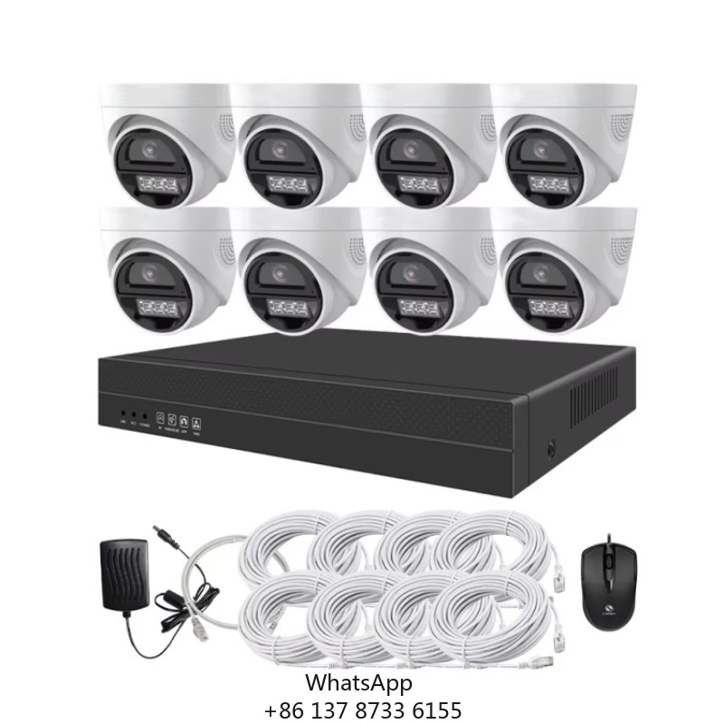 Home Security And Camera System - طقم كاميرات مراقبة 4 قنوات و8