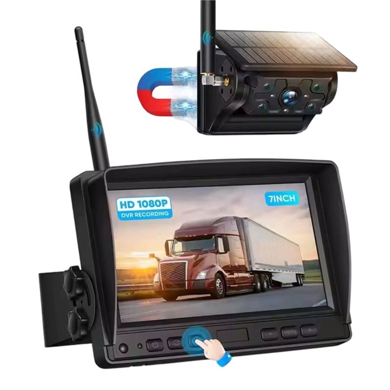 Camera Solar Wireless - 【CYBER MONDAY】كاميرا خلفية لاسلكية تعمل بالطاقة