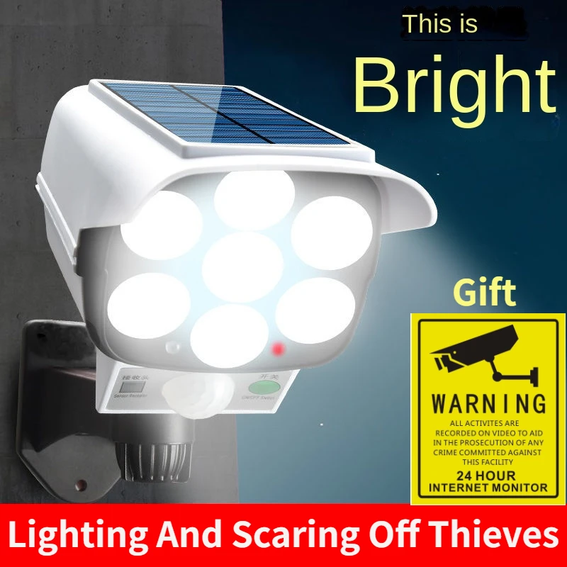 Camera Solar Wireless - في الهواء الطلق ضوء الشمس محس