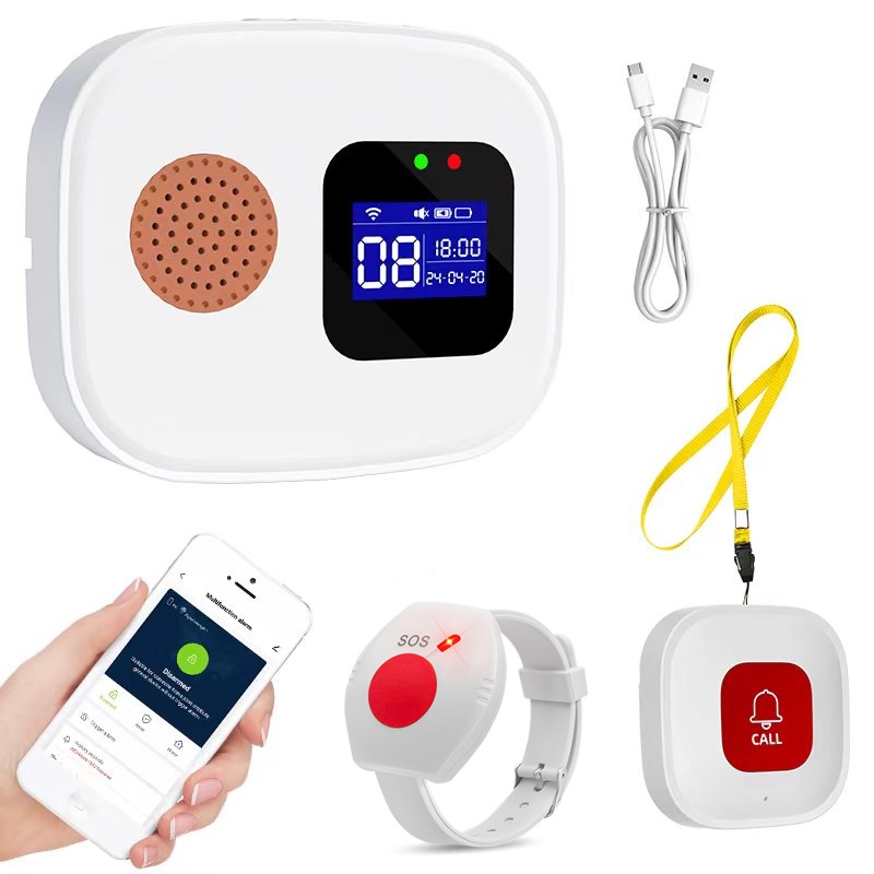 Home Security Gadgets - زر نداء الطوارئ لكبار السن، نظام