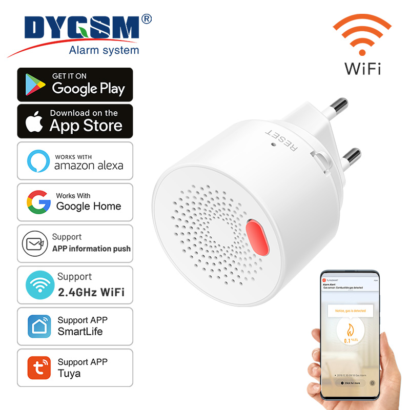 Home Security Device - Tuya المنزل الذكي واي فاي الغاز
