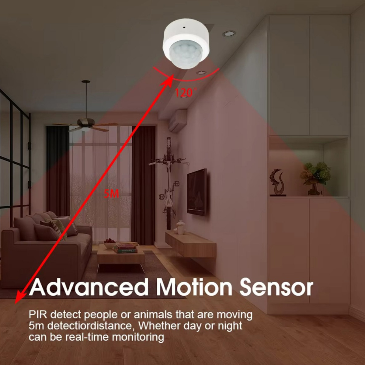 مستشعر حركة Zigbee PIR، كاشف ا - مراجعة Home Security Gadgets وسعره