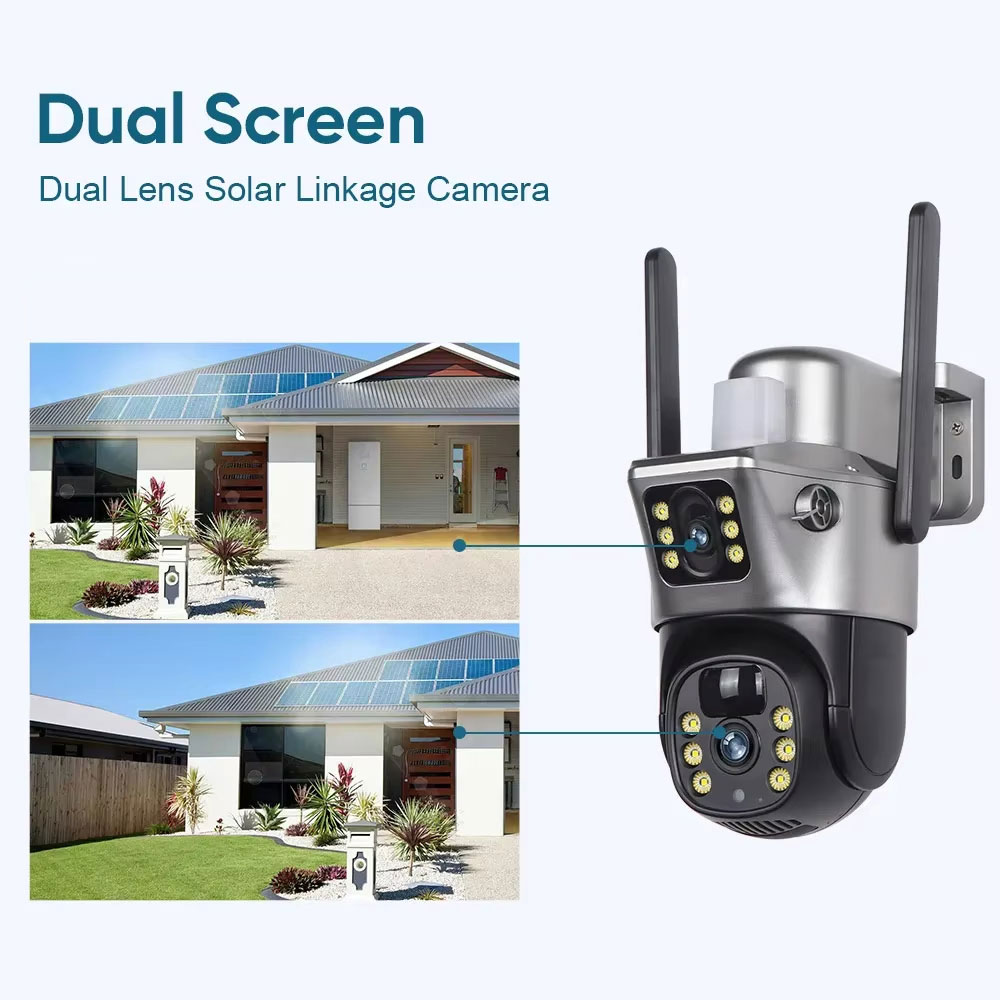 نظام أمان خارجي مقاوم للماء IP - مراجعة Camera Solar Wireless وسعره
