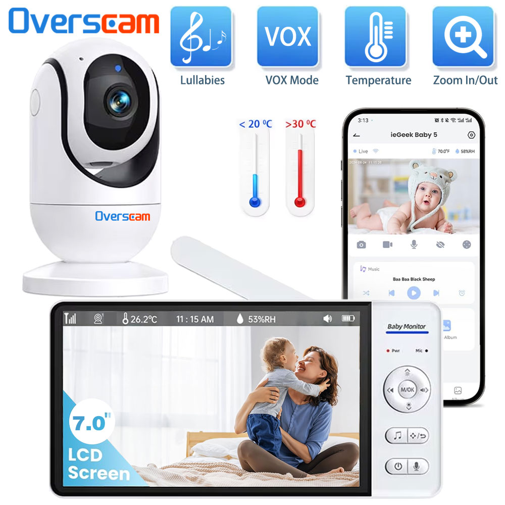 شاشة 7.0 بوصة لمراقبة الأطفال  - مراجعة Home Security Cameras Uk وسعره