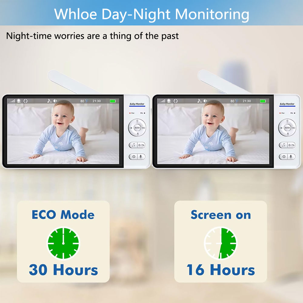 شاشة 7.0 بوصة لمراقبة الأطفال  - مراجعة Home Security Cameras Uk وسعره