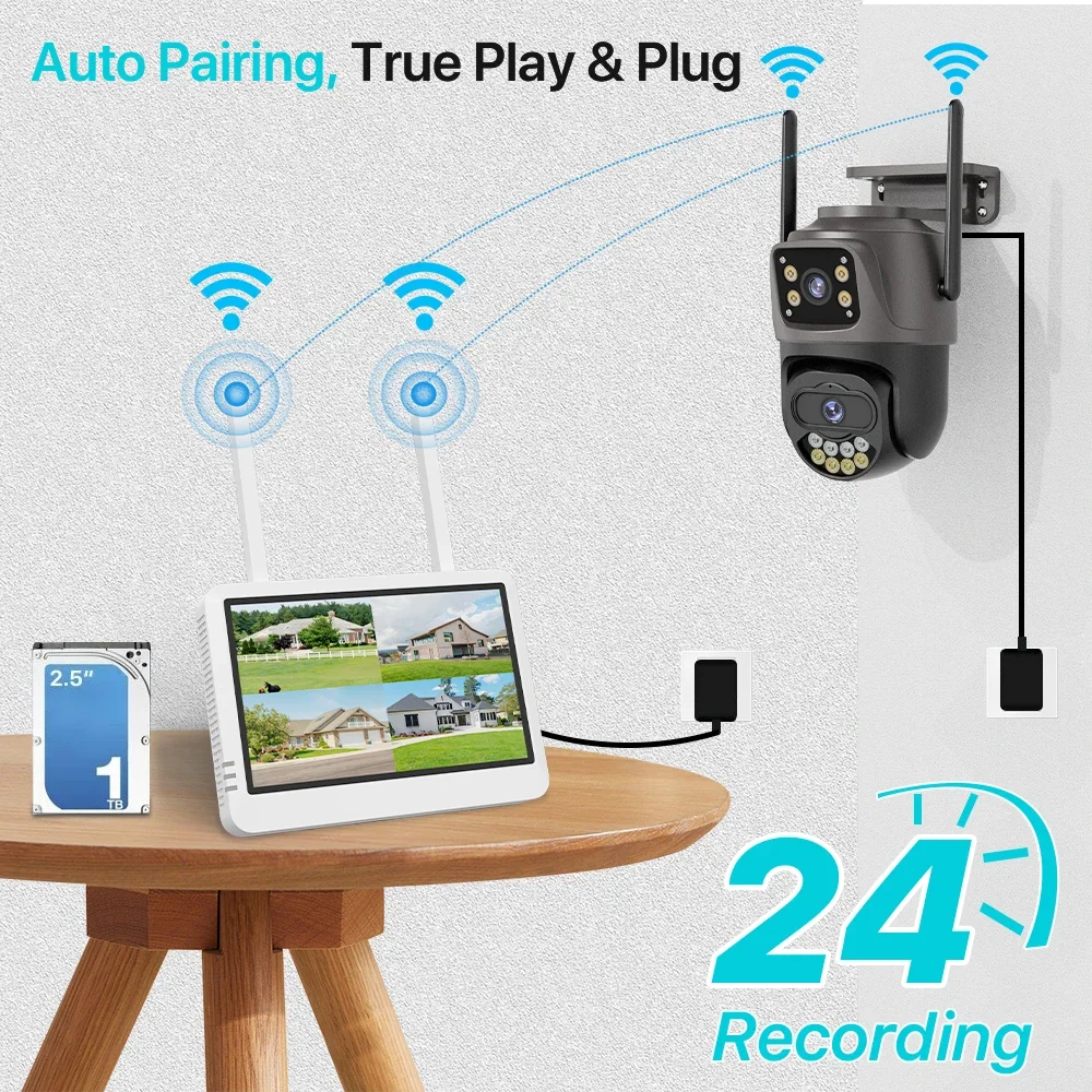 نظام كاميرات مراقبة أمنية لاسل - مراجعة Home Security And Camera System وسعره