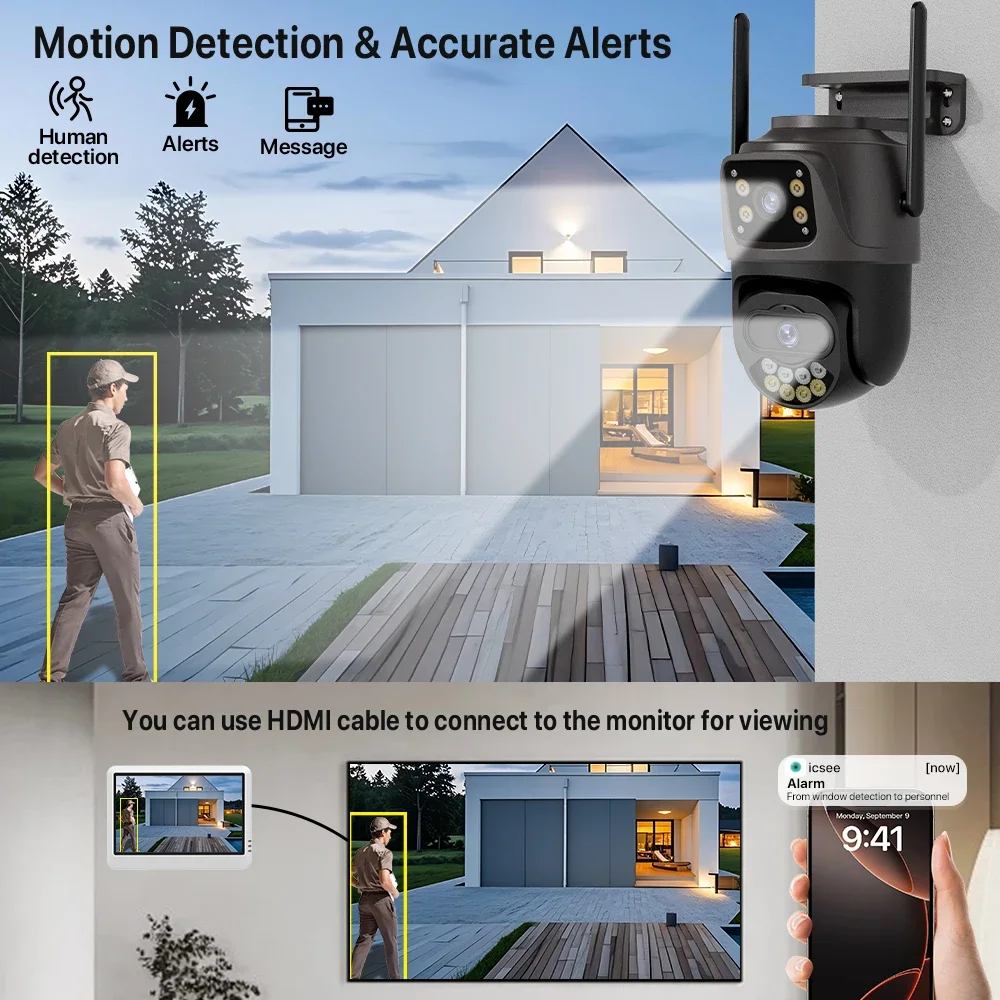 نظام كاميرات مراقبة أمنية لاسل - مراجعة Home Security And Camera System وسعره