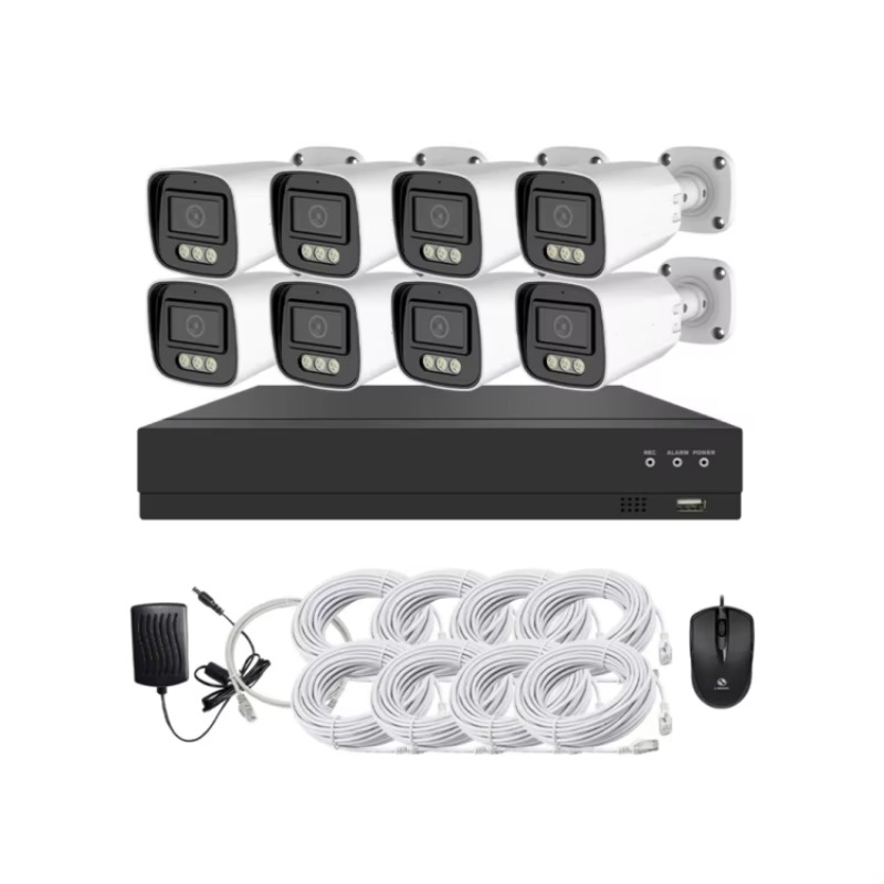 طقم كاميرات مراقبة 4 قنوات و8  - مراجعة Home Security And Camera System وسعره