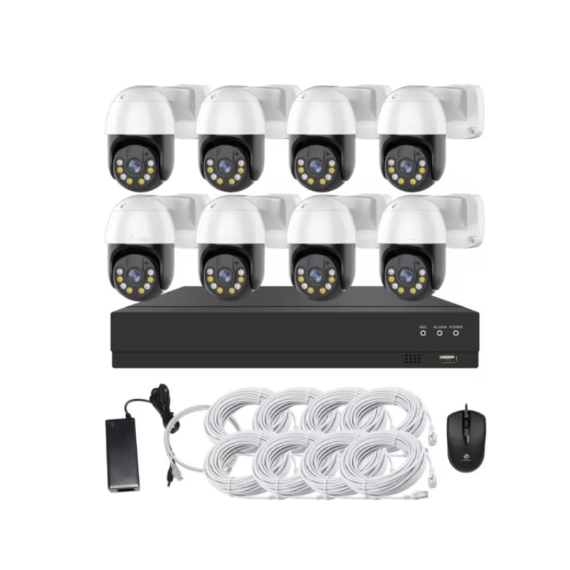 طقم كاميرات مراقبة 4 قنوات و8  - مراجعة Home Security And Camera System وسعره