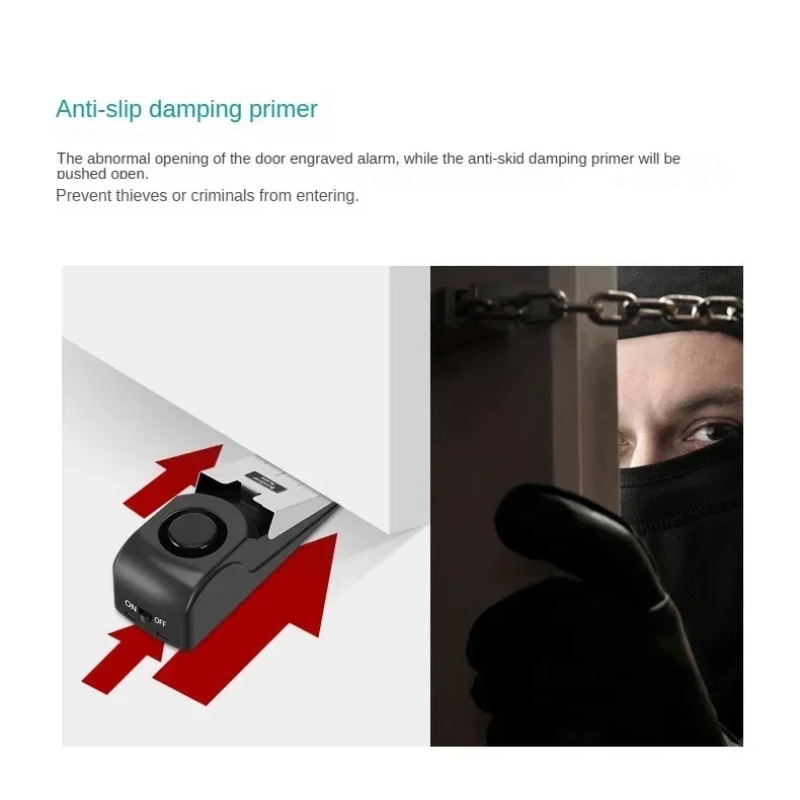 جهاز إنذار أمان محمول لمنع فتح - مراجعة Home Security Gadgets وسعره