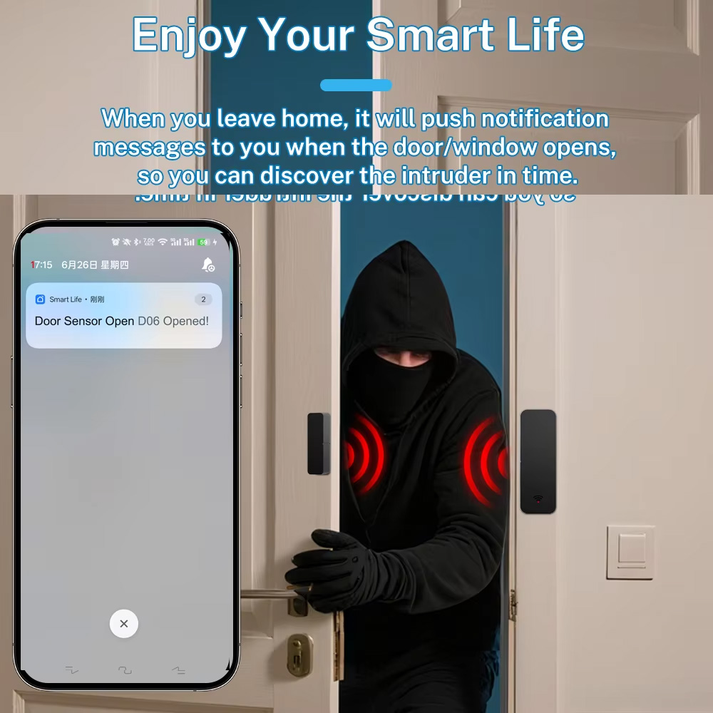جهاز استشعار الأبواب والنوافذ  - مراجعة Home Security Gadgets وسعره