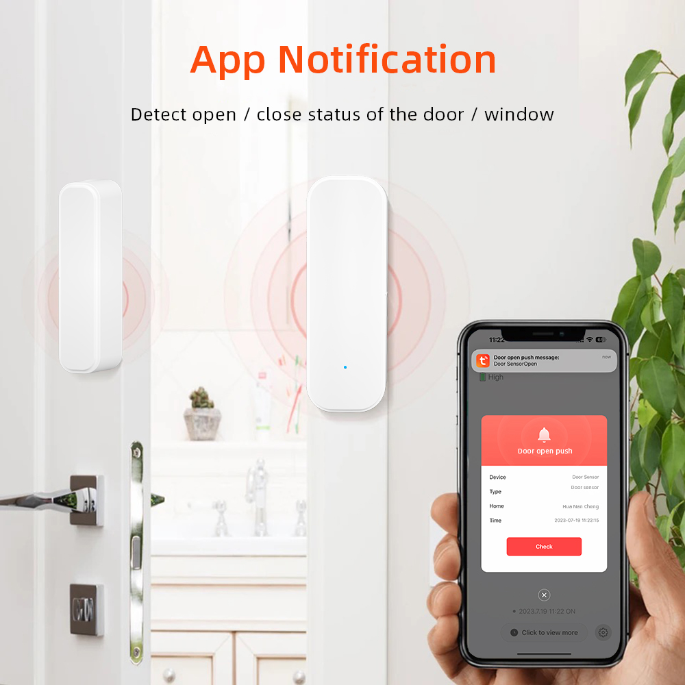 مستشعر باب ونافذة واي فاي من ت - مراجعة Window Alarm Sensor وسعره