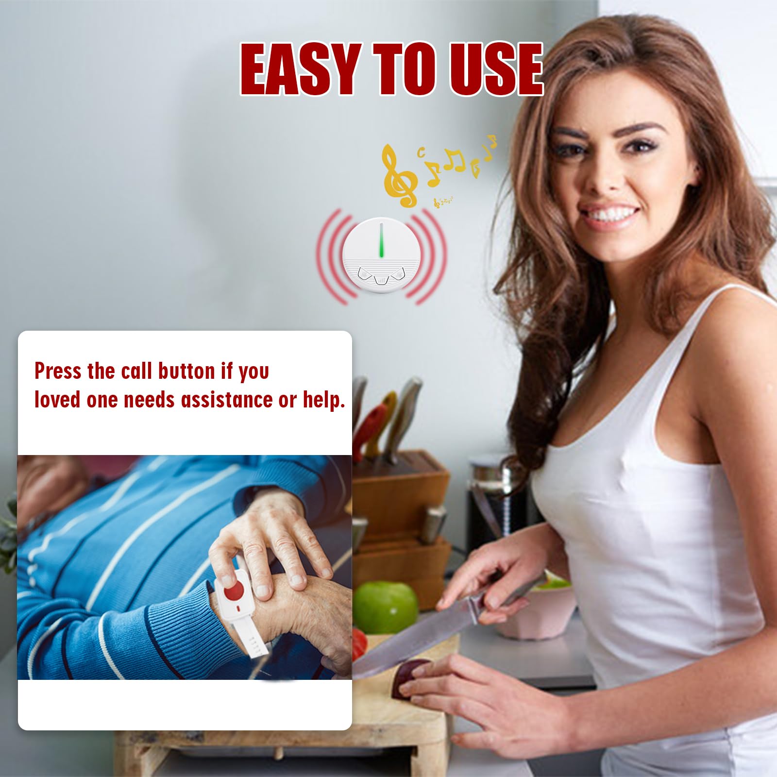 زر معصم الذعر لكبار السن وكبار - مراجعة Home Security For Seniors وسعره