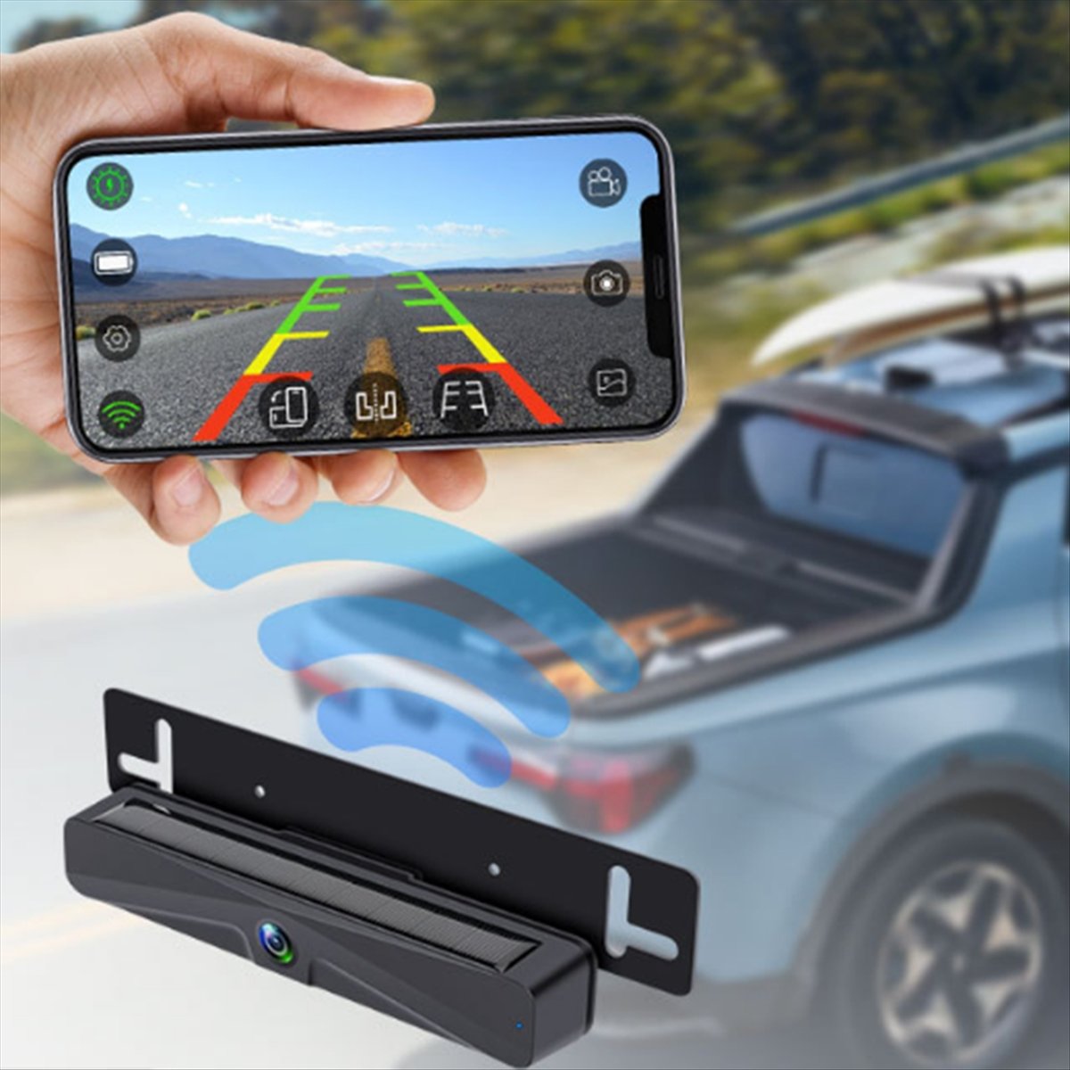 مناسب لكاميرا لوحة الترخيص الخ - مراجعة Camera Solar Wireless وسعره