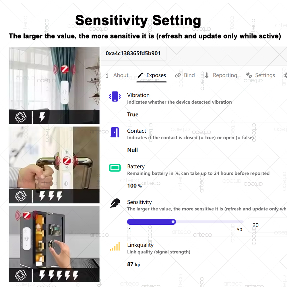 الذكية زيجبي 3.0 مستشعر الاهتز - مراجعة Home Security Device وسعره