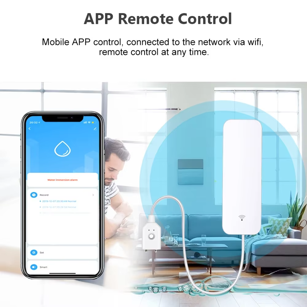 جهاز استشعار تسرب المياه بتقني - مراجعة Home Security Device وسعره