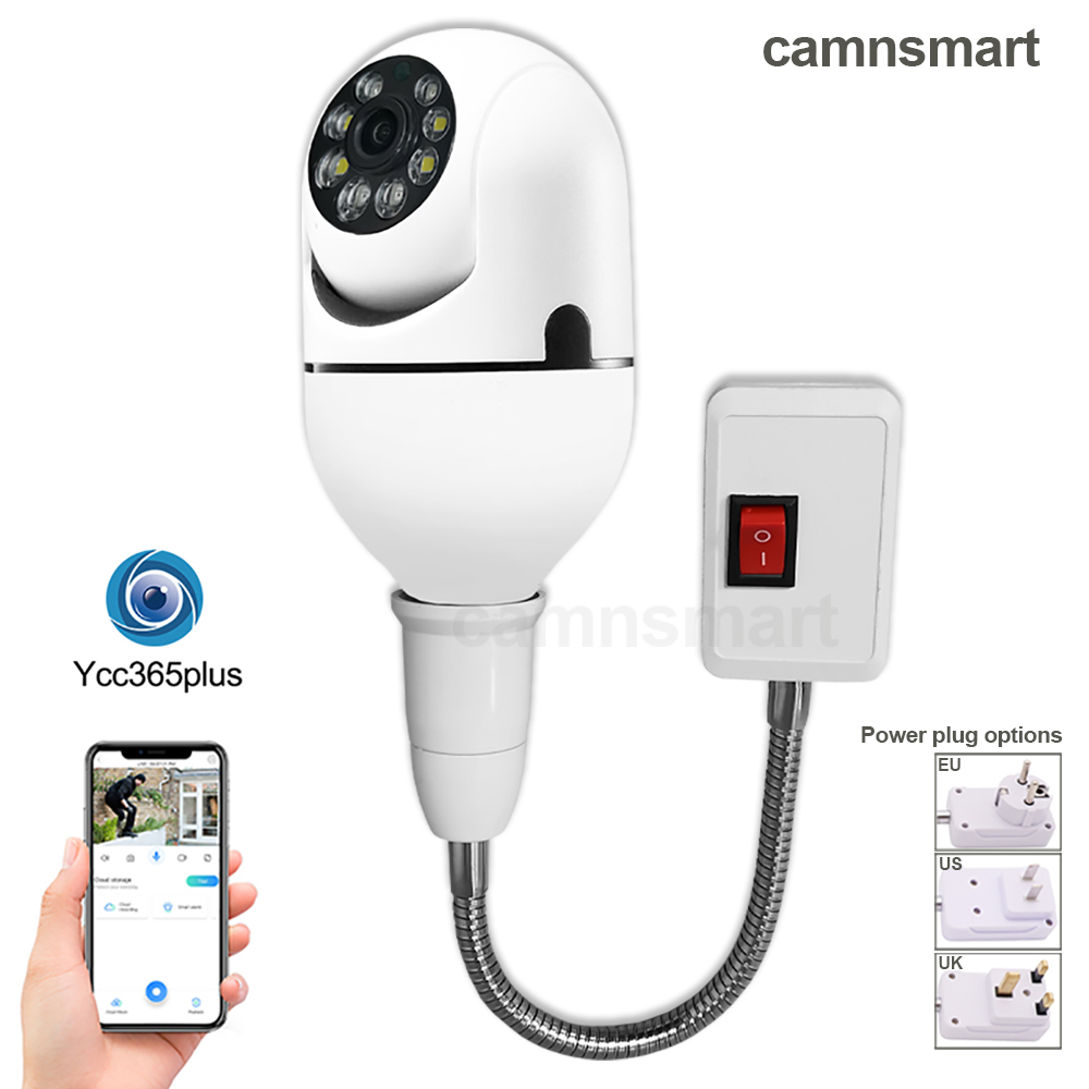 3MP كاميرا صغيرة واي فاي E27 ل - مراجعة Home Security Cameras Uk وسعره
