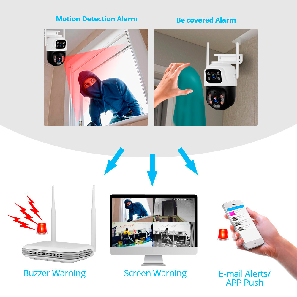 KERUI للماء 6MP HD اللاسلكية ع - مراجعة Home Security And Camera System وسعره