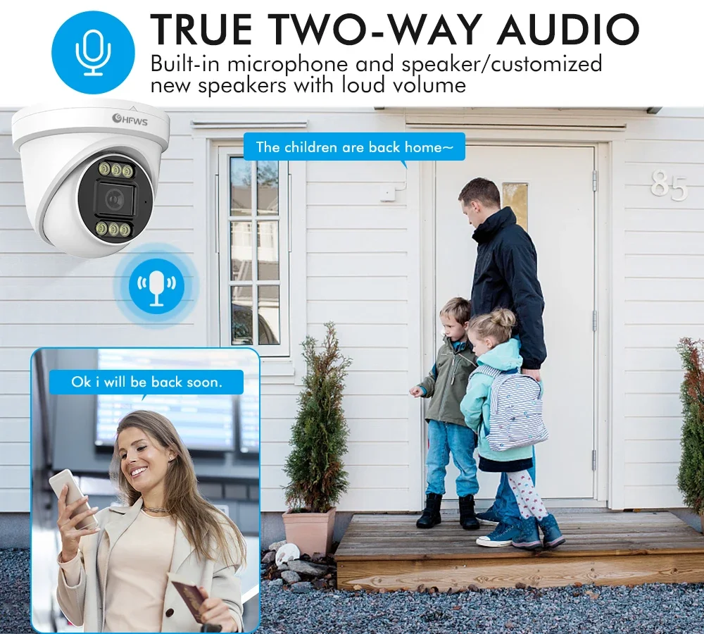 كاميرا مراقبة خارجية IP بدقة 8 - مراجعة Home Security And Camera System وسعره