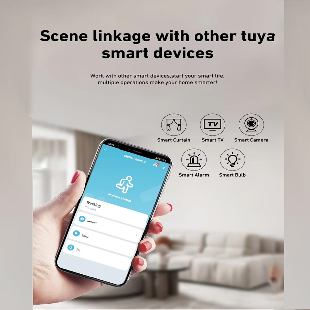 مستشعر حركة ذكي بتقنية PIR وWi - مراجعة Home Security Device وسعره