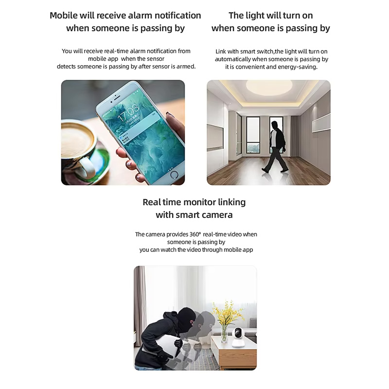 مستشعر حركة ذكي بتقنية PIR وWi - مراجعة Home Security Device وسعره