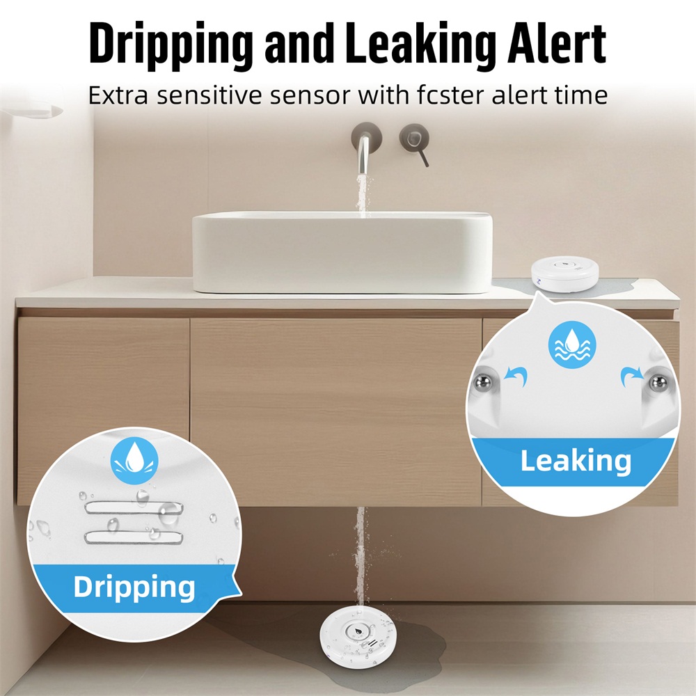 Fuers كاشف تسرب المياه إنذار ا - مراجعة Home Security Device وسعره