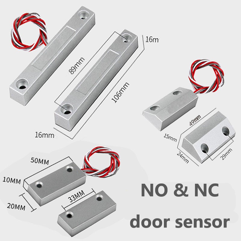 NC لا باب الاستشعار السلكية كا - مراجعة Window Alarm Sensor وسعره