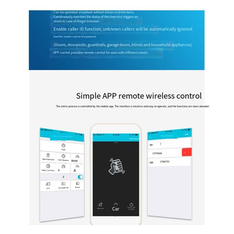 B04C-RTU5024 GSM فتحت الباب ال - مراجعة Home Security Device وسعره