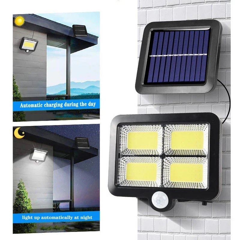 LED الشمسية سبليت الجدار مصباح - مراجعة Home Security Beams وسعره