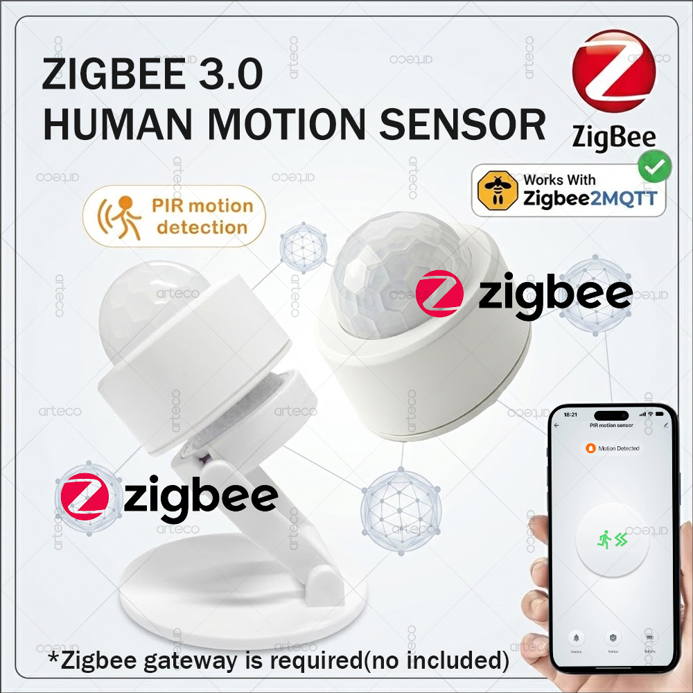 مستشعر حركة صغير بتقنية Zigbee - مراجعة Home Security Gadgets وسعره