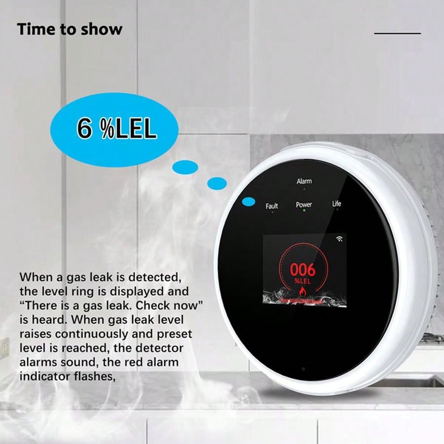 جهاز استشعار إنذار الغاز بتقني - مراجعة Home Security Gadgets وسعره