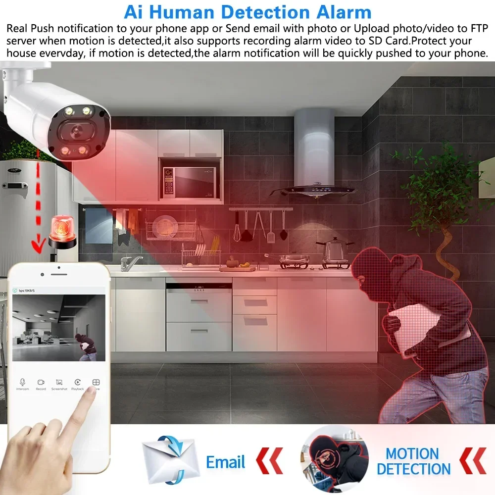 نظام مراقبة فيديو CCTV مع جهاز - مراجعة Home Security And Camera System وسعره