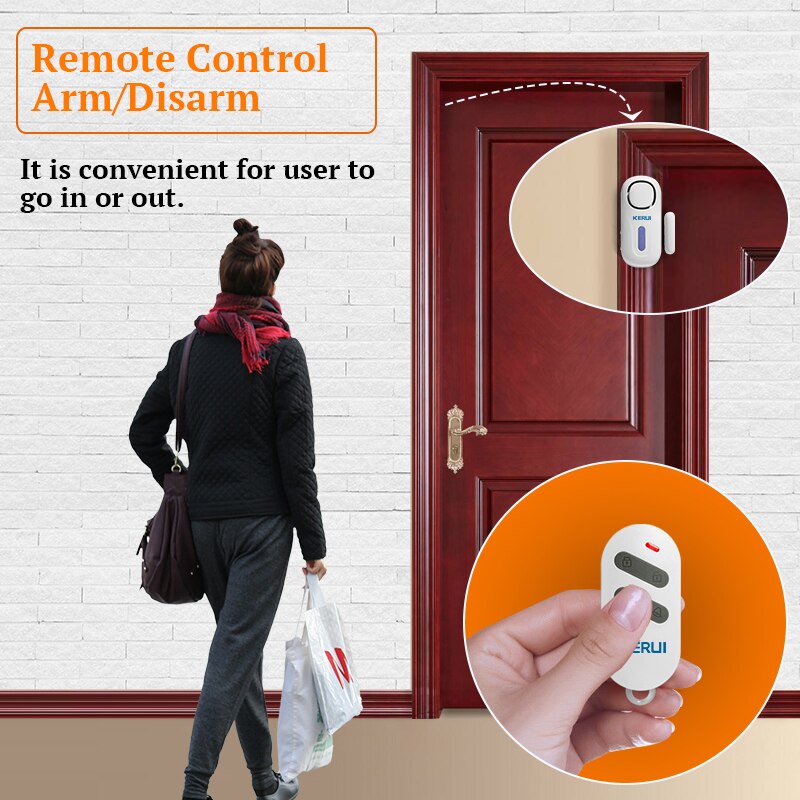 KERUI 120DB لاسلكي باب/نافذة د - مراجعة Home Security Beams وسعره