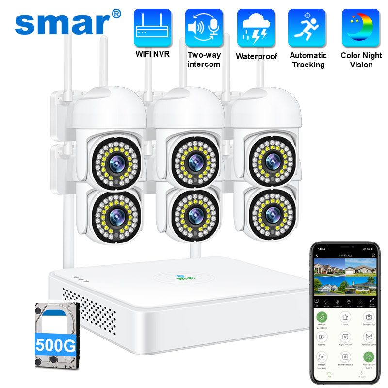 نظام كاميرا مراقبة لاسلكية سما - مراجعة Home Security Company وسعره