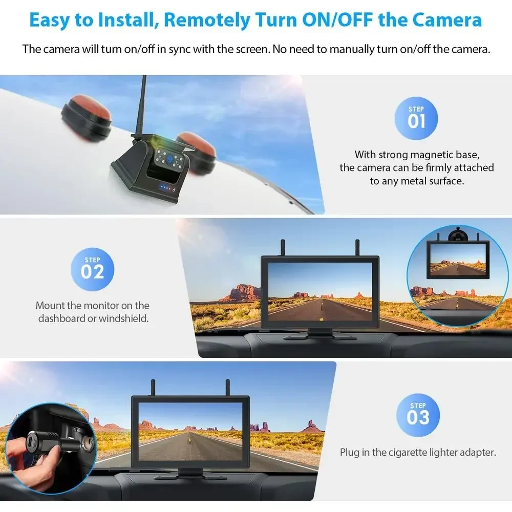 كاميرا لاسلكية مغناطيسية تعمل  - مراجعة Camera Solar Wireless وسعره